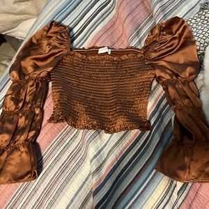 Long Sleeve Satin shirt